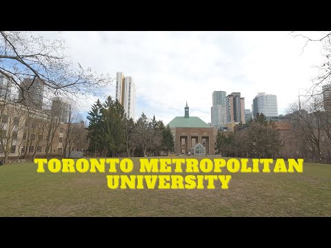 Toronto Metropolitan University Formerly known as RYERSON UNIVERSITY