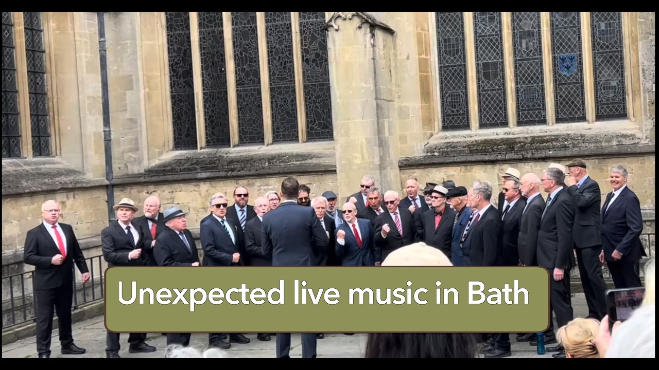 Unexpected live concert in Bath, England