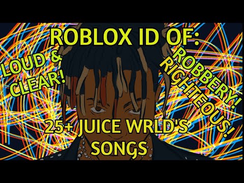 25 Songs Roblox Id Of All Juice Wrld S Songs Robbery Righteous And More Youtube - juice world robbery roblox id code roblox falling