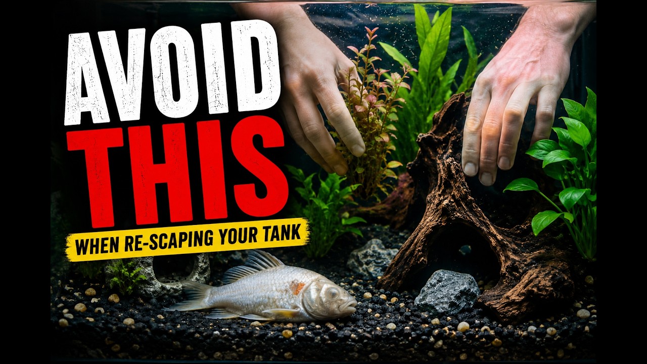 Safely Re-scape A Tank With Fish