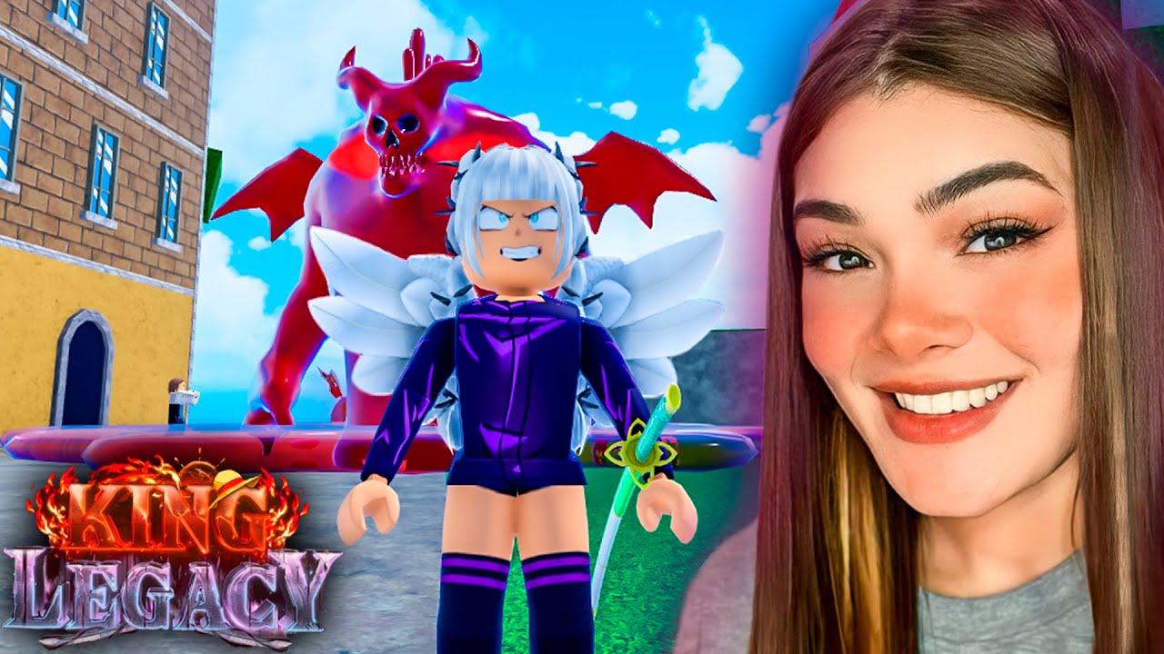 JOGANDO KING LEGACY PELA PRIMEIRA VEZ - Roblox 😳😲
