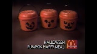Mcdonalds Halloween Pails Commercial 1986