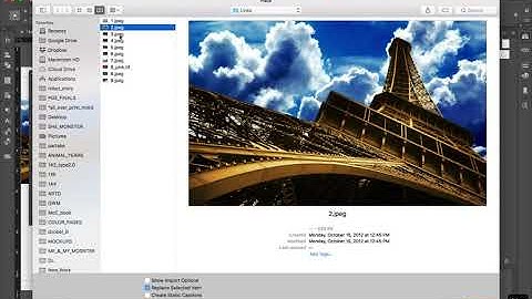 InDesign: Placing Multiple Images