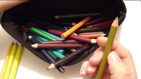 ASMR - Sorting Coloured Pencils [No Talking]