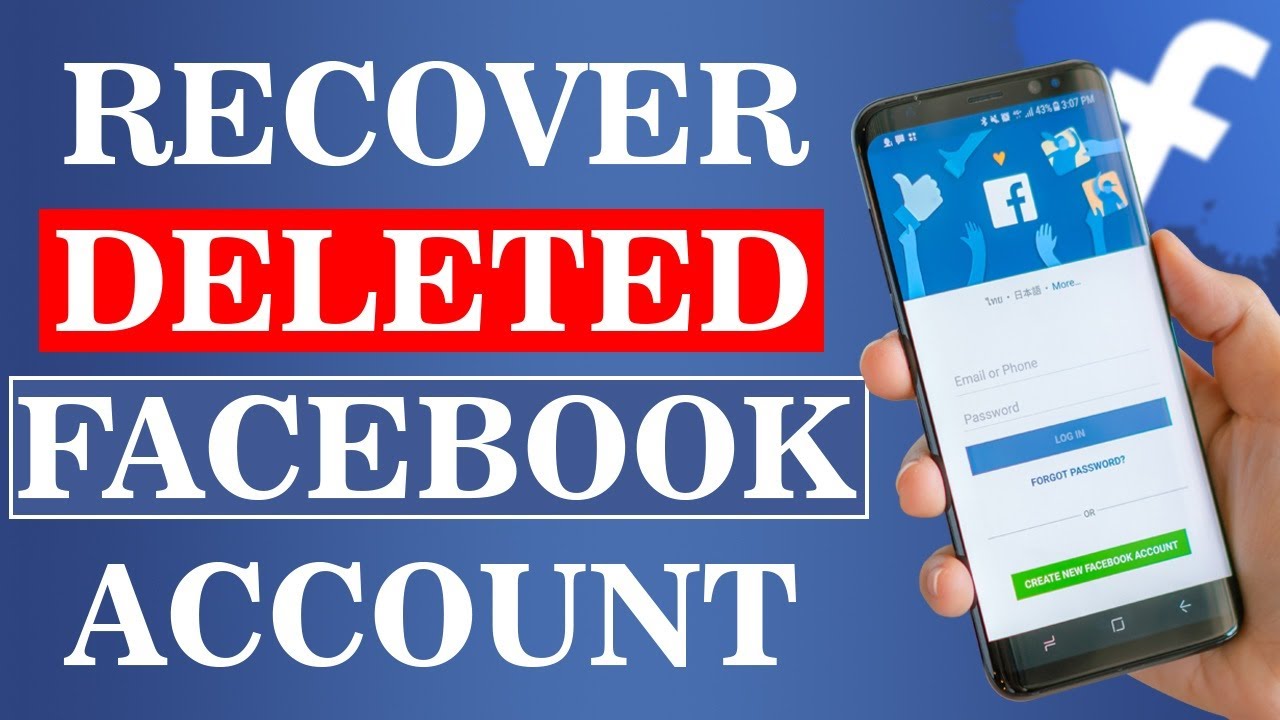 How To Recover A Deleted Facebook Account | Get Back Your Deleted Facebook Account