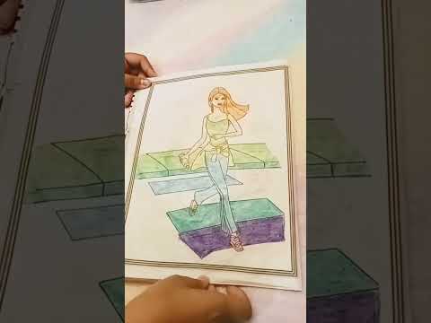 My Old Barbie Colouring Book 