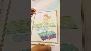 my old Barbie colouring book ☺️💕