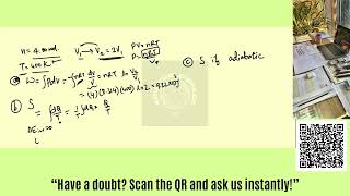 Entropy Suppose 4.00 of an ideal gas undergoes a reversible isothermal expansion from volume to