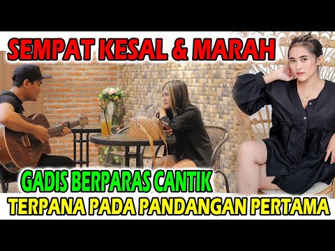 SEMPAT KESAL & MARAH • GADIS BERPARAS CANTIK TERPADA PADA PANDANGAN PERTAMA | PRANK NYANYI NGACO