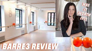 BARRE3 WORKOUT CLASS REVIEW