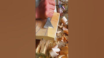 Wood bevel carving process- Good tools and machinery make work easy