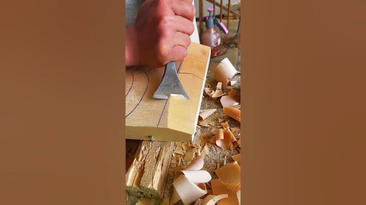 Wood bevel carving process- Good tools and machinery make work easy