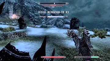 How to level-up your block quickly in Skyrim