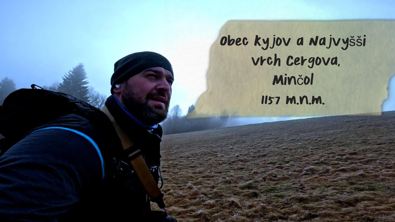 Obec Kyjov a turistika na najvyšší vrch Čergovského pohoria . Minčol 1157m.n.m.