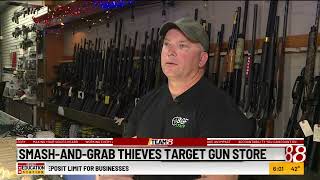Thieves steal $30,000 of guns in just seconds
