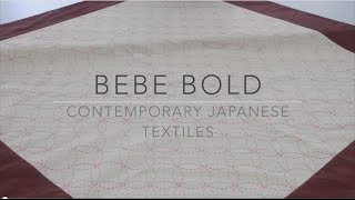 Shippoデザインの刺し子テーブルランナー