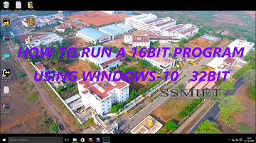 A 16bit assembly program using 32bit-windows10 | 8086 | assembly program