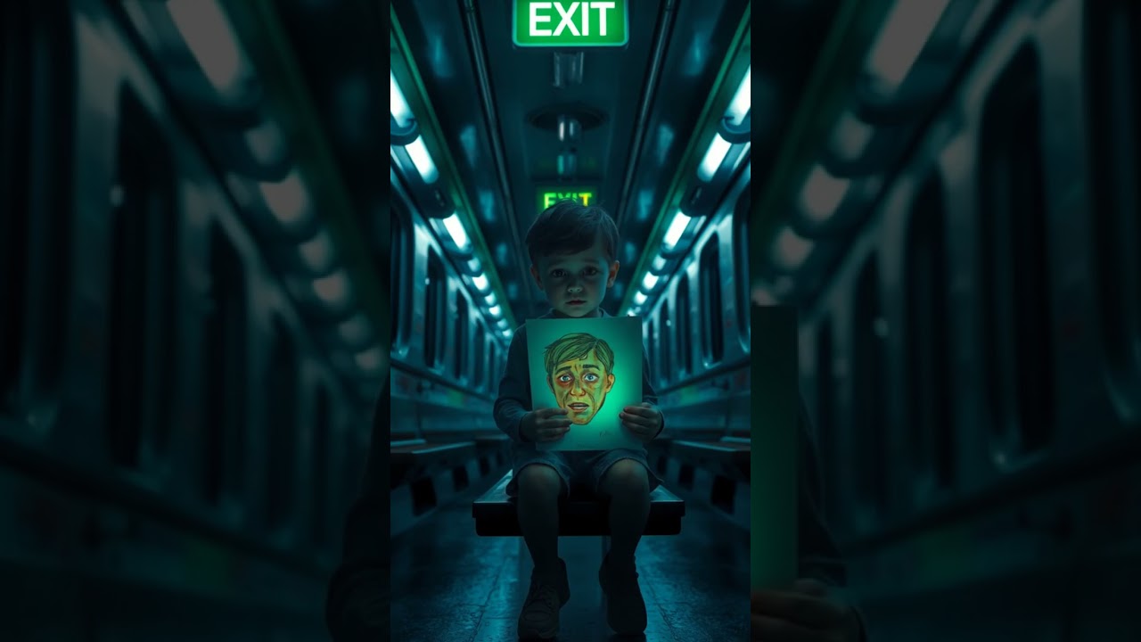Empty Subway Train, Creepy Kid, and a Terrifying Drawing!