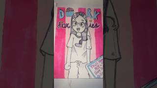 Drawing myself as a dork diaries character!🫶🏼🫶🏼#drawing #cute #dorkdiaries