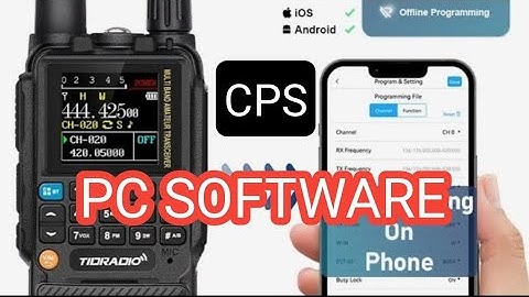 TIDRADIO H3 - PROGRAMME SOFTWARE - USB, "C"  Cable