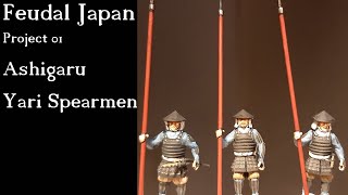 Feudal Japan Project 01 - Ashigaru Yari Spearmen. Test Of Honor, Pike & Shotte, Warring Clans.