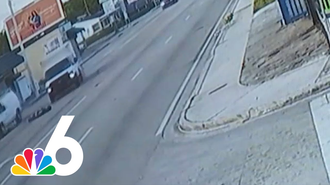 16-year-old hit by car while riding scooter in Miami - YouTube