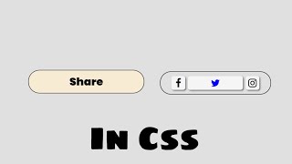 Share button hover effect Css