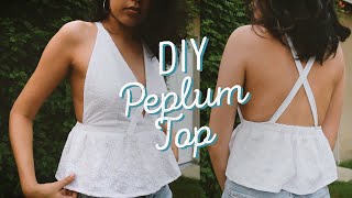 Diy Peplum Top Tutorial Tarinitup