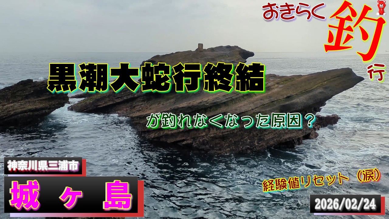 【#城ヶ島】#おきらく釣行【2026/02/24】
