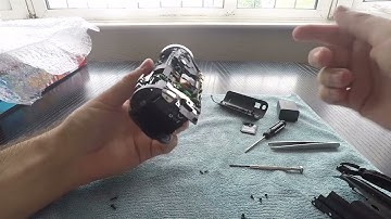 How to remove the Infrared IR filter on a Panasonic HC-V100 Video Camera Camcorder UFO Ghost Part 1