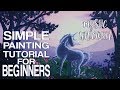 Simple Painting Tutorial For Beginners Mystic Unicorn