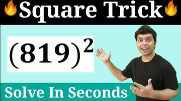 Three Digit Square Trick | Maths Trick | How to find square of three digits numbers |imran sir maths