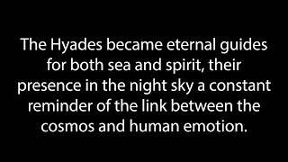 The Hyades: Greek Nymphs of Rain and Stars
