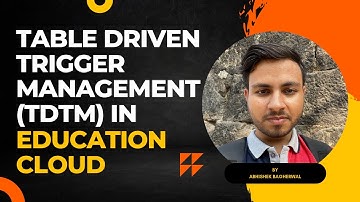Table Driven Trigger Management (TDTM) In Education Cloud