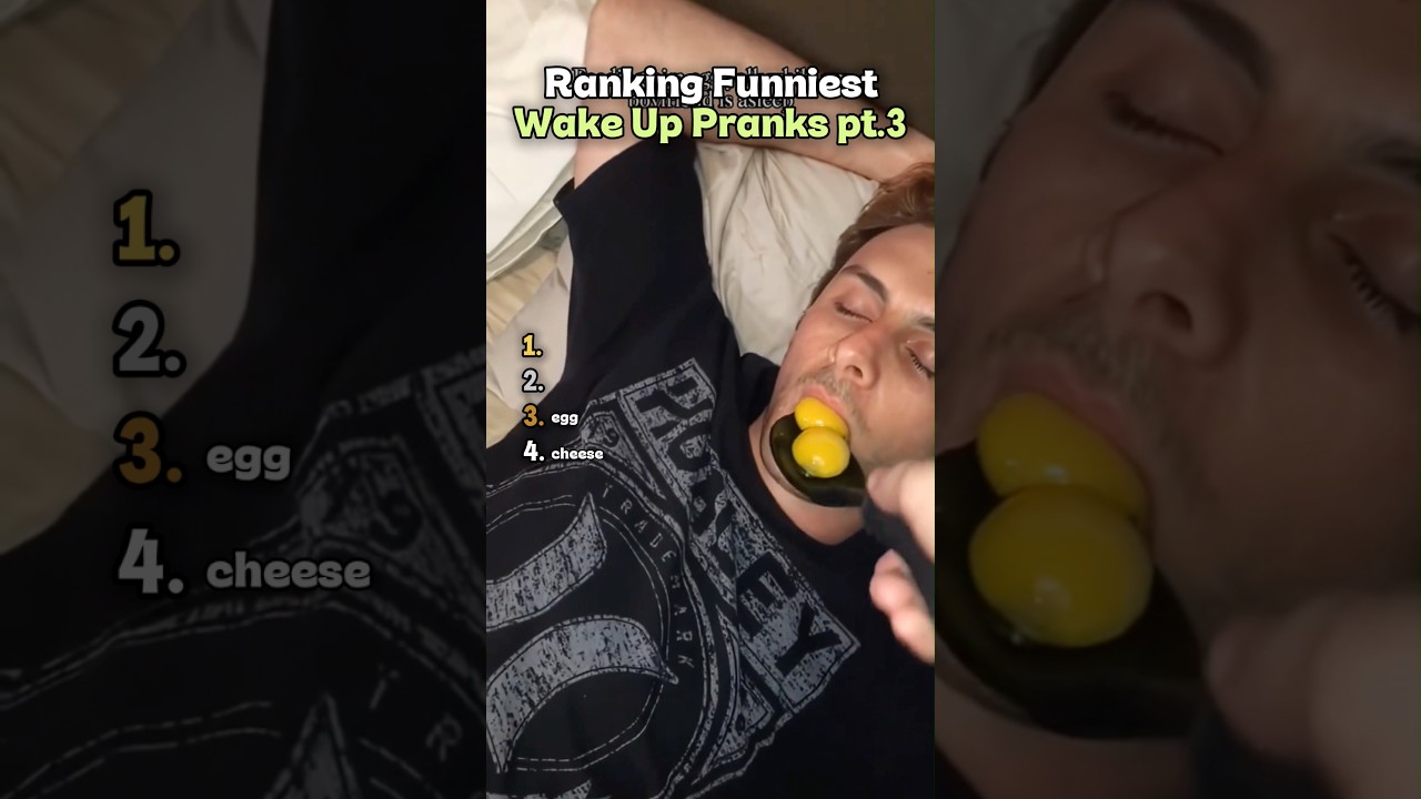 Ranking Funniest Wake Up Pranks pt.3