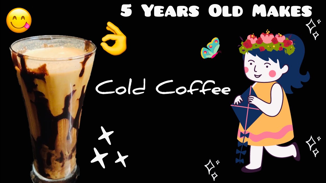 5 Years Old Makes Cold Coffee ! Kid's Special YouTube