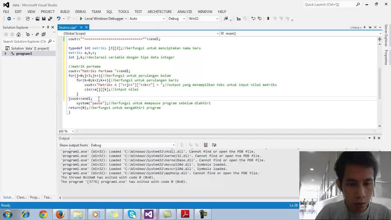Belajar C++ menggunakan Array - YouTube