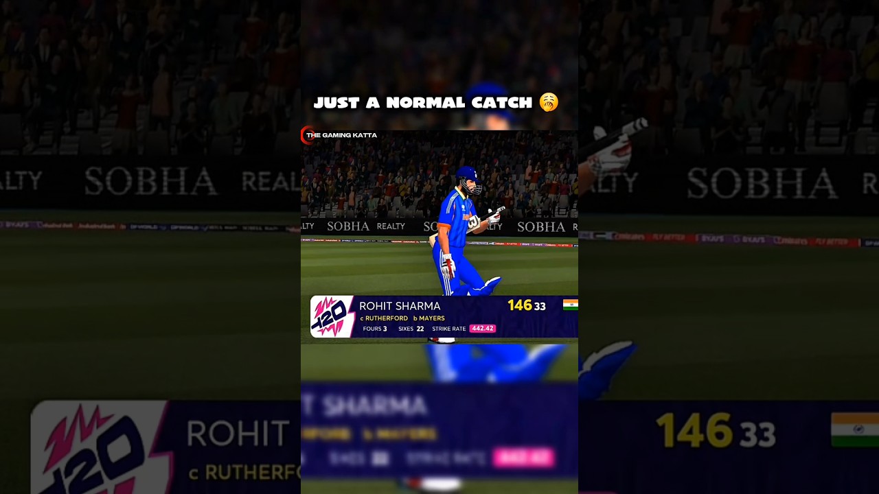 JUST A NORMAL CATCH 🥱 | Rohit Sharma 🔥 