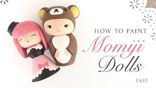 Paint Your Own Momiji Dolls - Cute ASMR Craft Tutorial