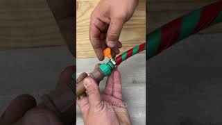Sistema con PVC y bolita que drena agua como magia usando física perfecta sin bomba #tips