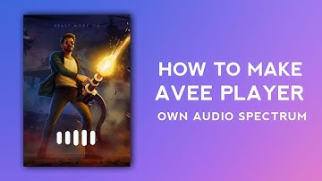 How to make audio visualizer on avee player | Time pass