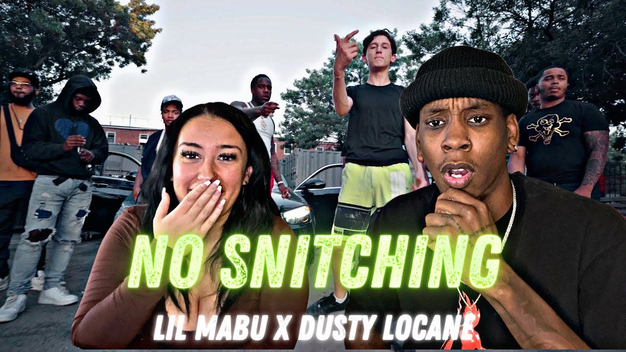 WHITE KING VON?! | Lil Mabu x Dusty Locane - NO SNITCHING | REACTION