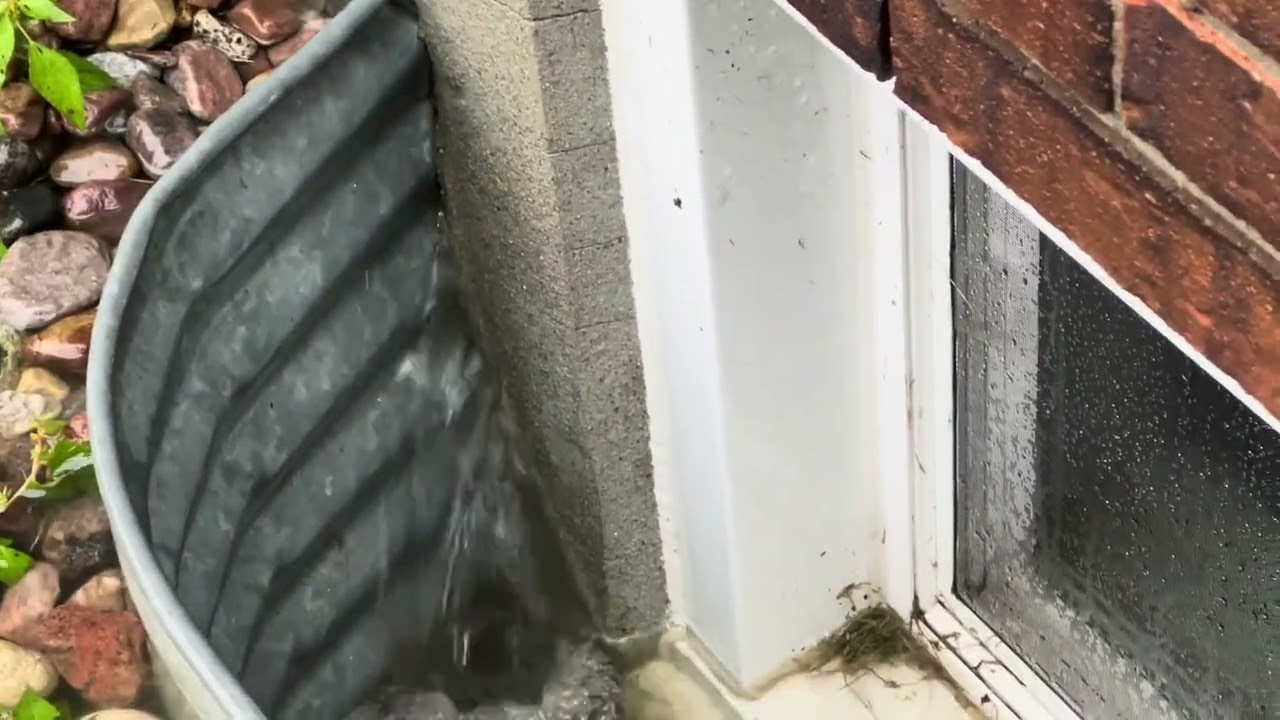 Window well side leak