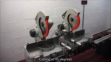 Elumatec DG 79 brief demonstration video