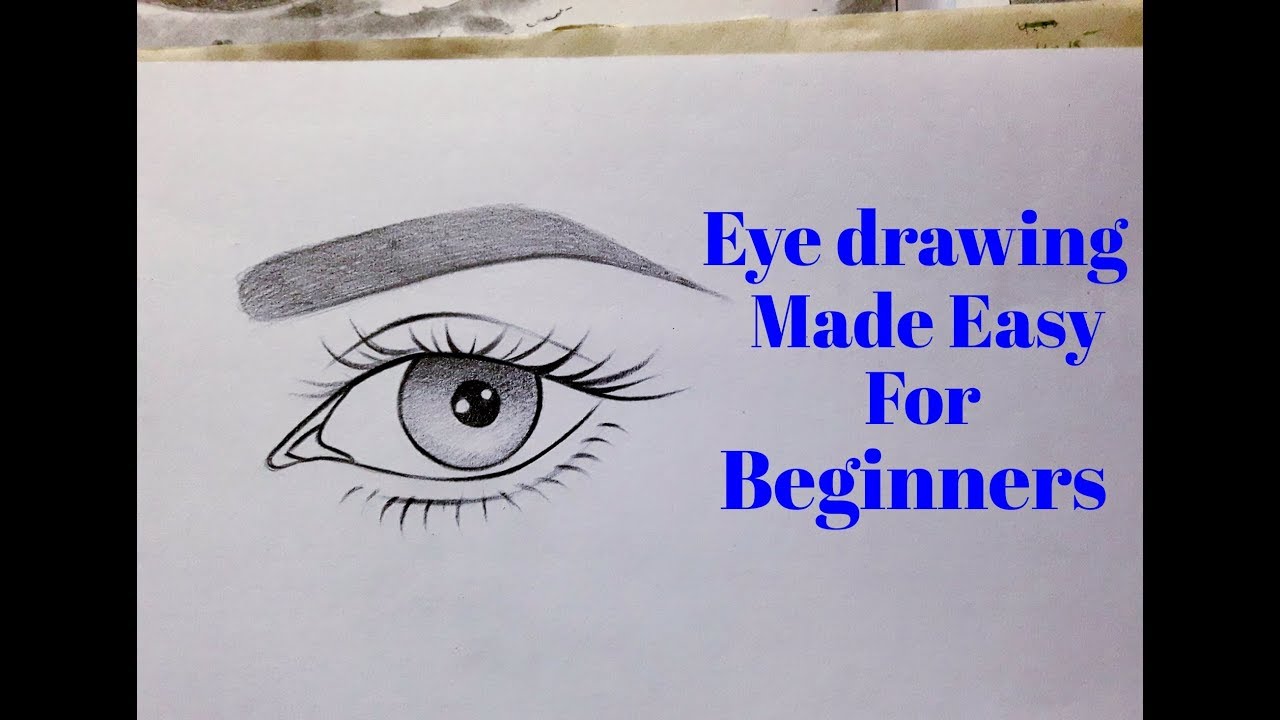 How To Draw An Eye Easy Eye Drawing Step By Step For Beginners Simple Easy Drawings For Beginners Youtube