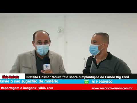 Prefeito de Elísio Medrado fala sobre implantação do cartão de crédito para os servidores municipais