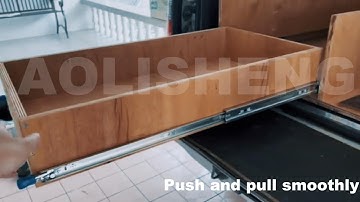 AOLISHENG lockable drawer slides, perfect solution for RV