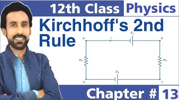 Kirchhoff 2nd Rule in Urdu Hindi