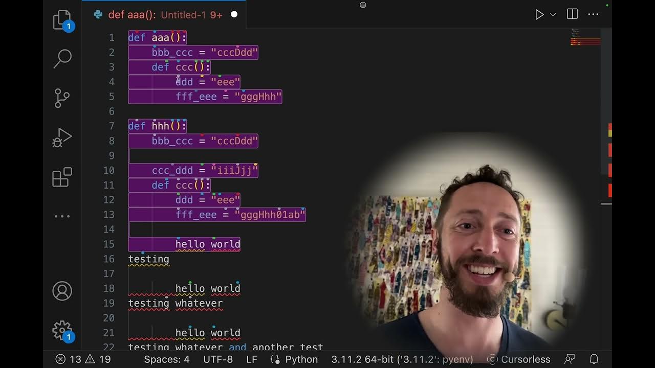 Voice coding session: building the new scope visualizer - YouTube