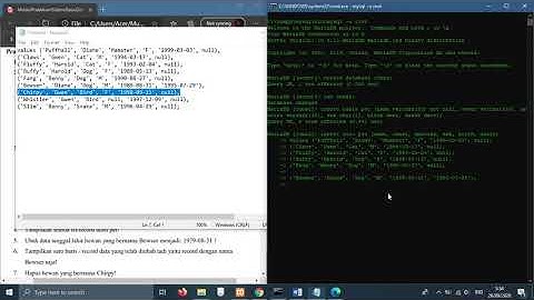 TUTORIAL MEMBUAT DATABASE MENGGUNAKAN MARIADB MEMAKAI METODE DML DAN RETRIEVE DATA